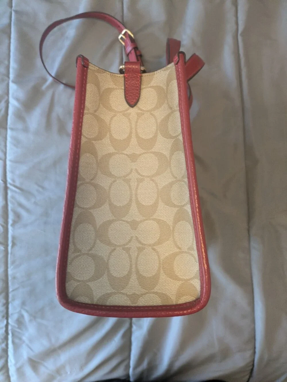Coach Lunar New Year Dempsey Tote 22 Rabbit & Carriage Edition